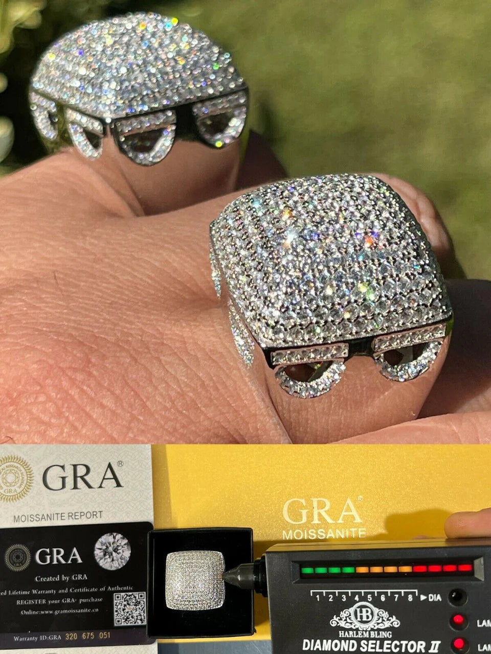 Diamond Stainless Steel Ring